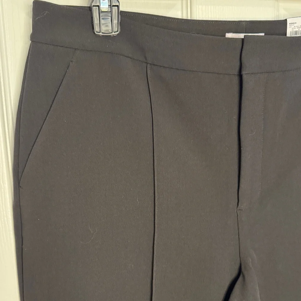 NWT Nine West Elegant Black Wide Leg Trousers